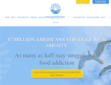 Tablet Screenshot of foodaddictioninstitute.org